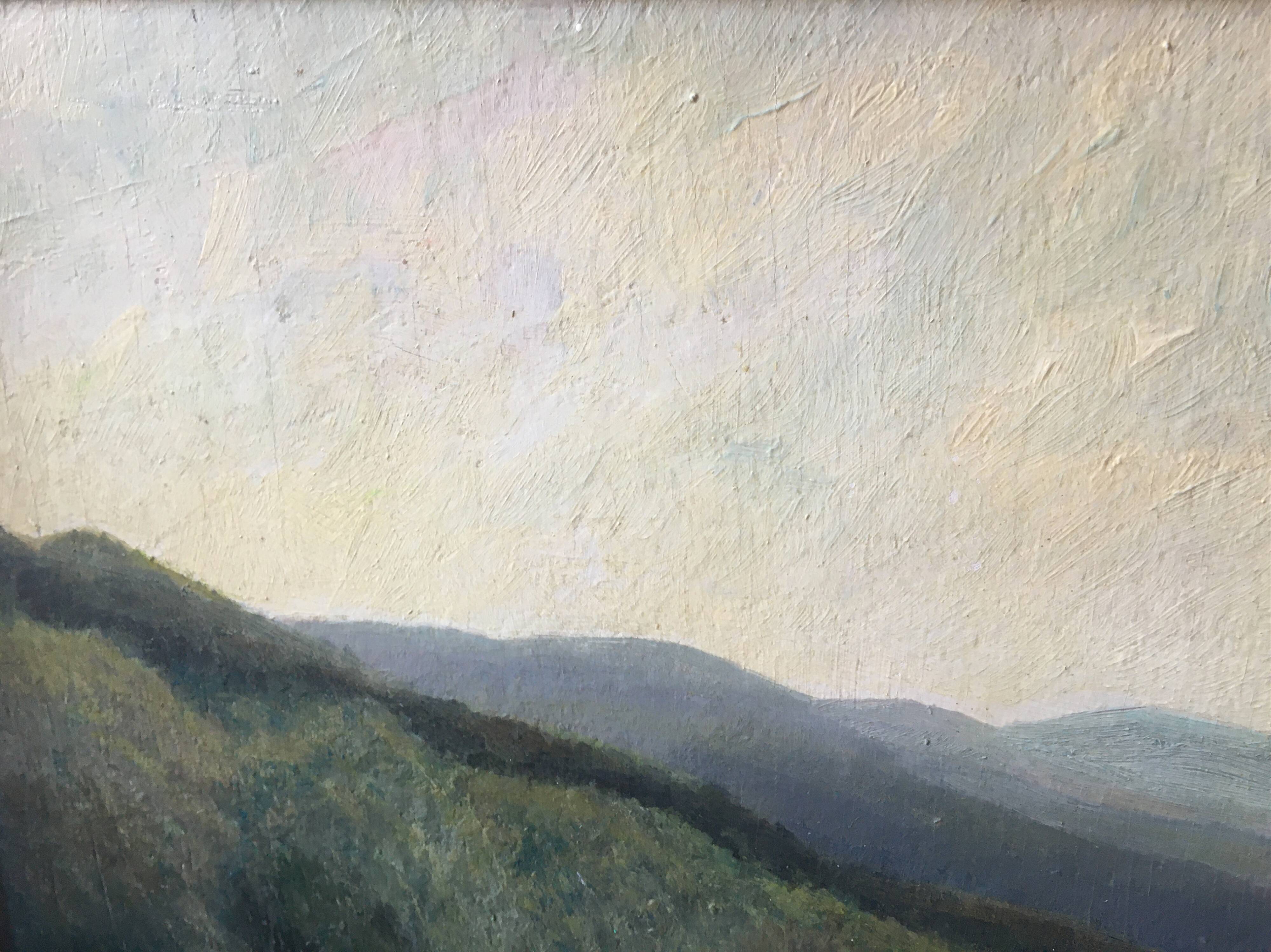 HSP painting "Tree Valley Landscape" by Othon Pfeiffer