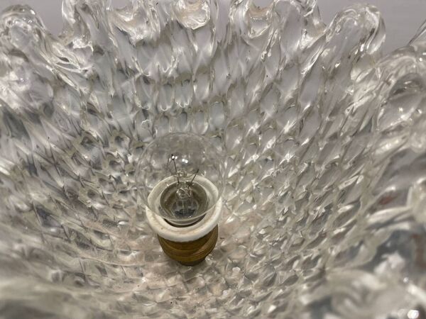 Suspension en verre de Murano par Ercole Barovier années 1940