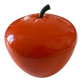 Seau à glaçons orange années 70