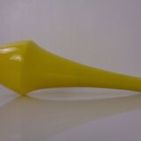 Yellow Teardrop Glass Ceiling Lamp from Holmegaard, Denmark, 1960s