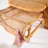 Rattan lounge chair