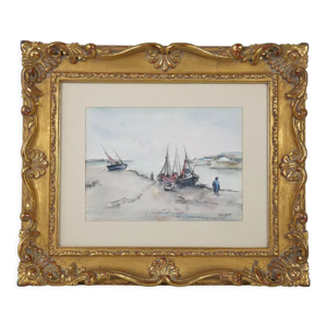 Bateaux à marée basse