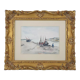 "Boats at low tide" by Abillet