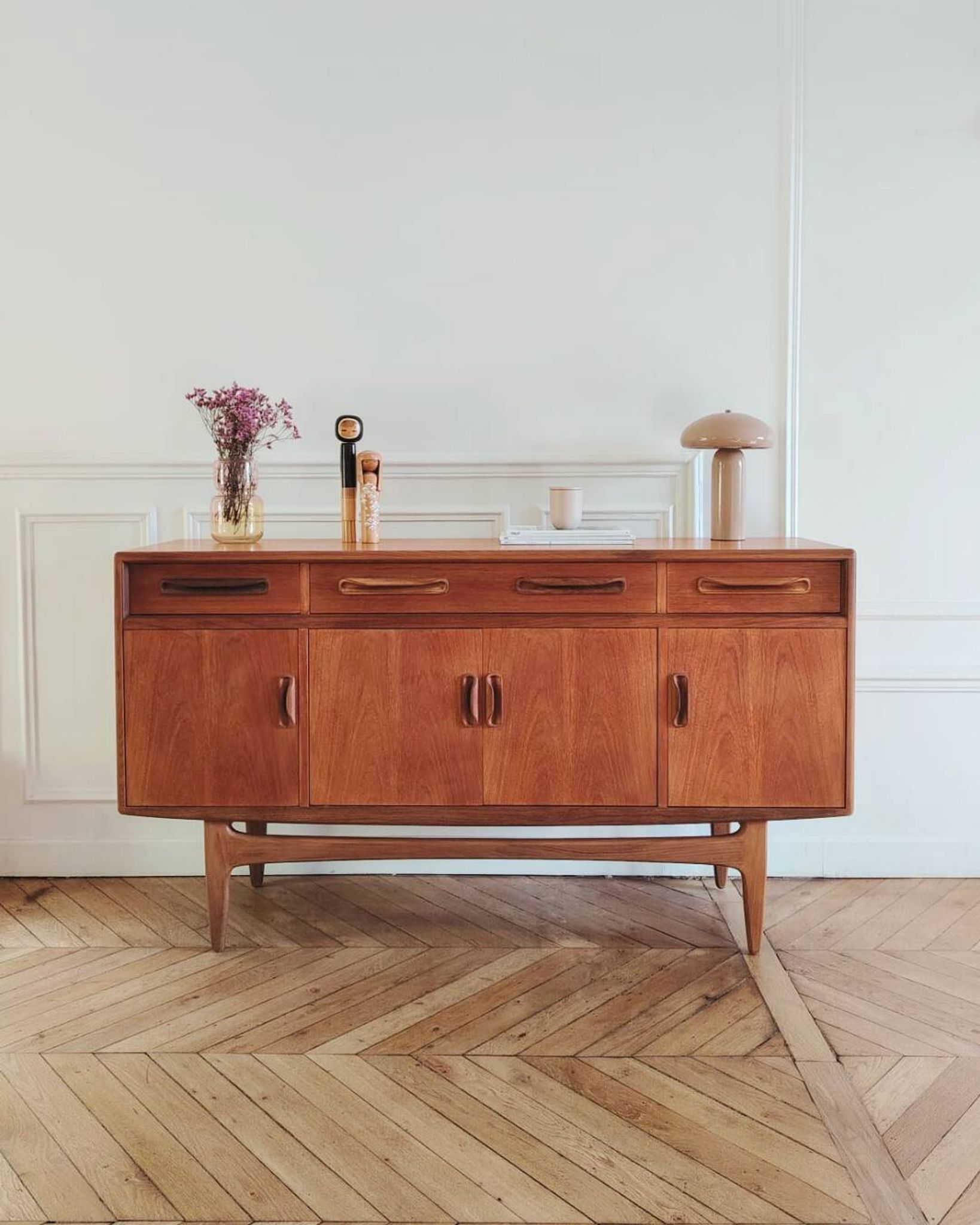 Renovated G Plan Fresco enfilade, Scandinavian style, 1960s vintage.