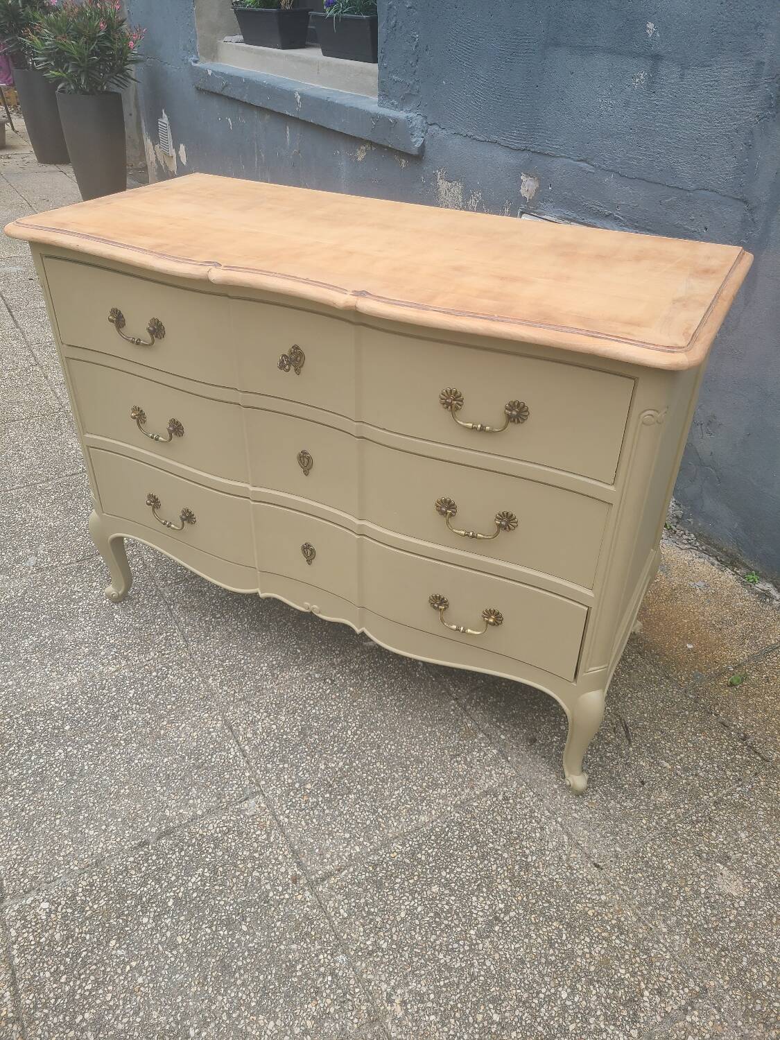 Renovated crossbow chest of drawers