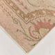 2x7 shades of red & beige vintage runner rug, 77x222cm