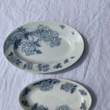 Two dishes of service model Floréal luneville K & G vintage and collector