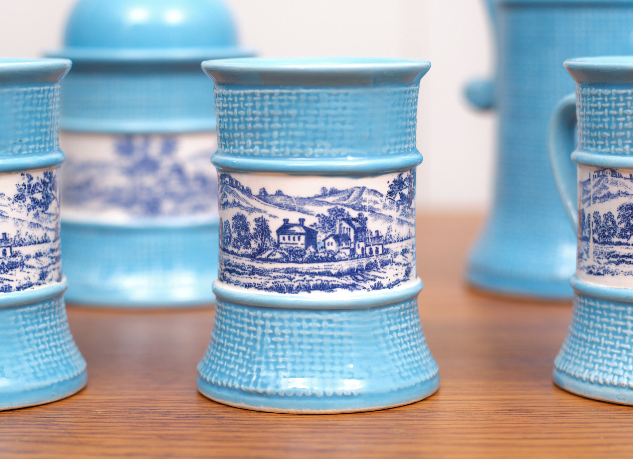 Vintage Complete Tea Set 17 Pieces 1960s