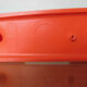 Orange plastic wall coat rack "syla" france 1970