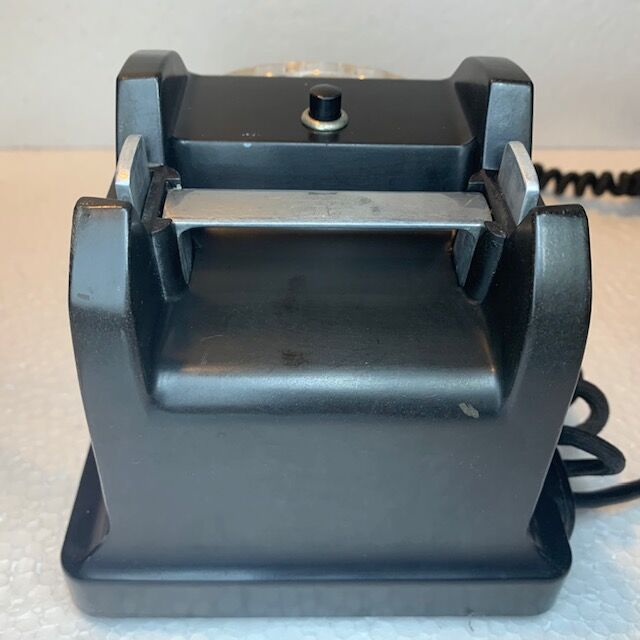 Black bakelite dial phone