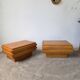 Paire de chevets en orme Maison Regain