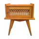 Vintage rattan bedside