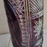 Bohemian crystal vase