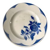 Round dish Digoin Sarreguemines model Corsica 40s