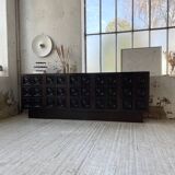 Brutalist sideboard attributed to De Coene 70s