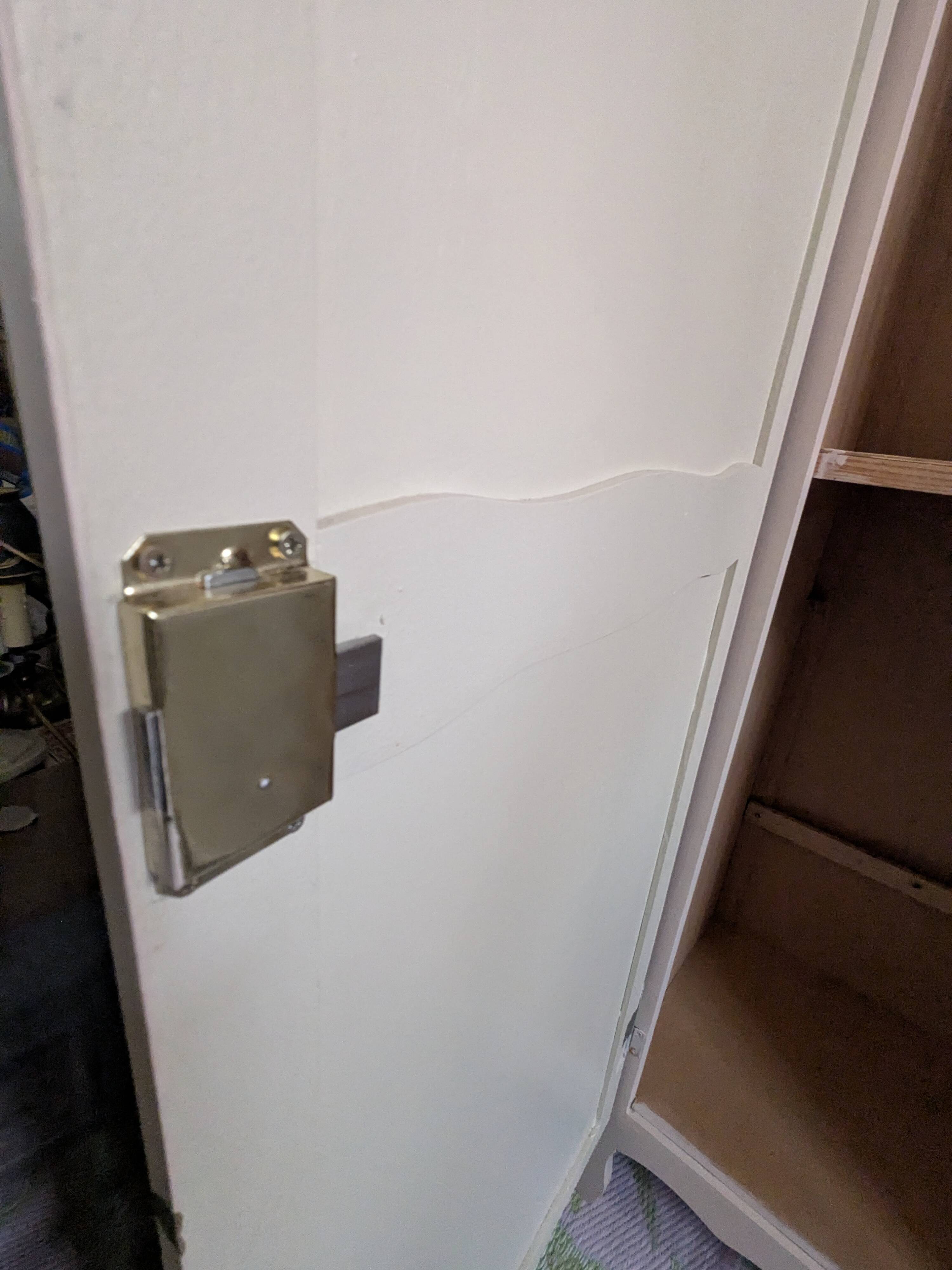 Painted wardrobe