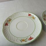 Old cups and under cups, Tulip, ceramic, Villeroy & Boch