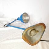 RAVEL articulated lamp, model 205 blue, Bernard Albin Gras, Clamart, France, 1932