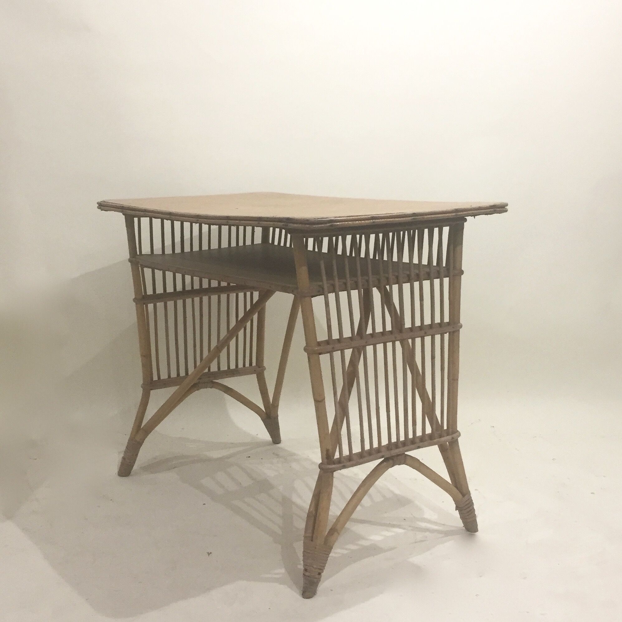 Rattan desk
