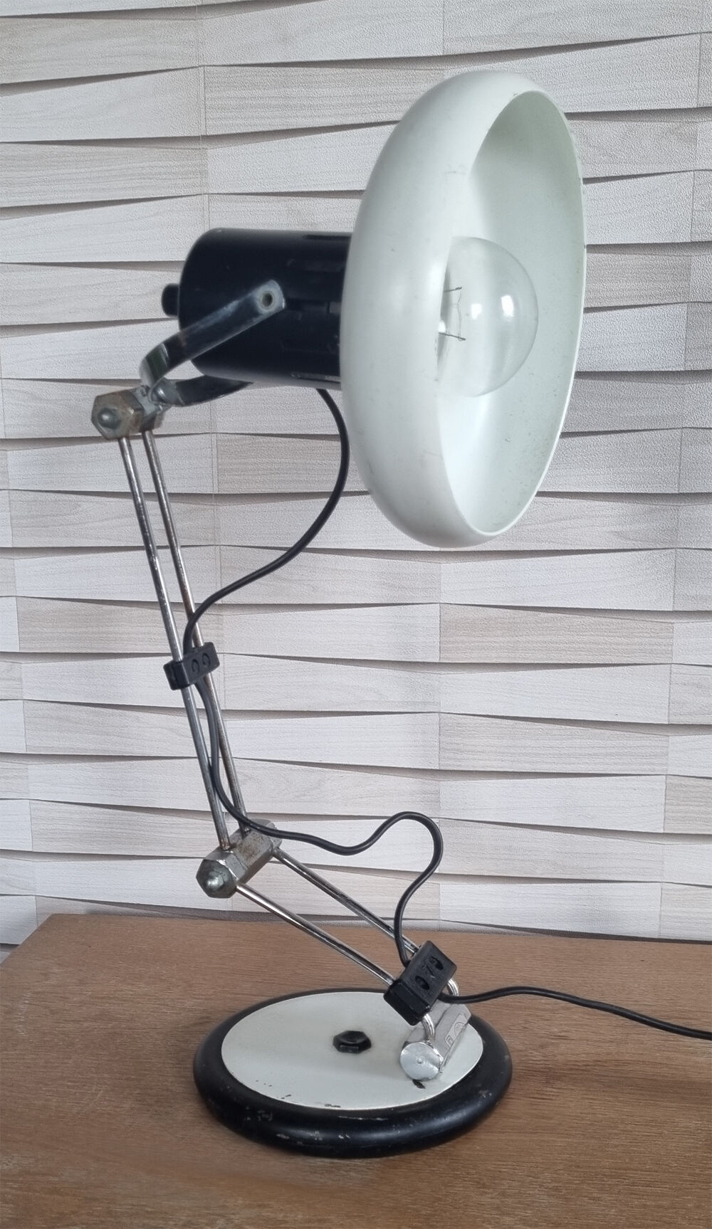 Aluminor desk lamp, vintage, 70s