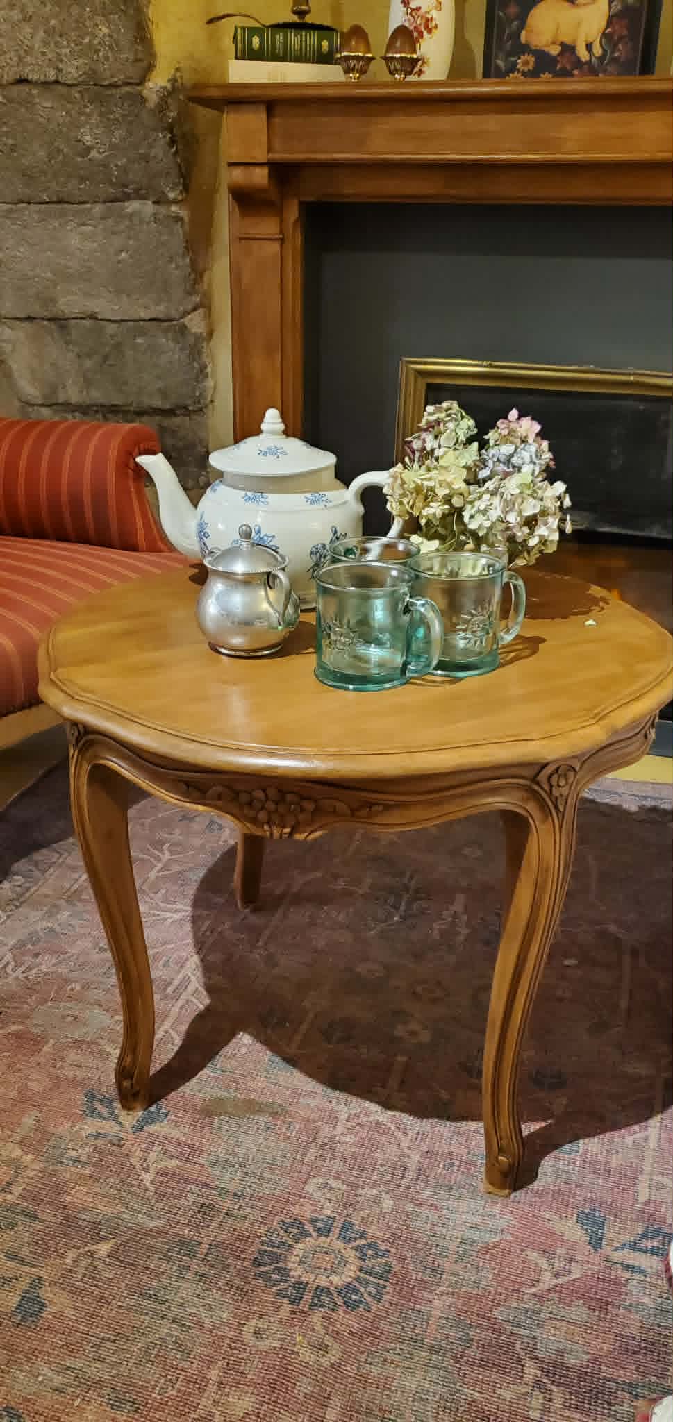 Wooden side table
