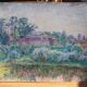 Oil on canvas 65x55 cm art Lyonnais