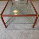 Coffee table in the style of Jacques Adnet, France, 1960s