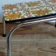 Vintage floral formica footrest stool