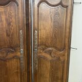 Paire de Portes d'armoire ancienne et sa traverse