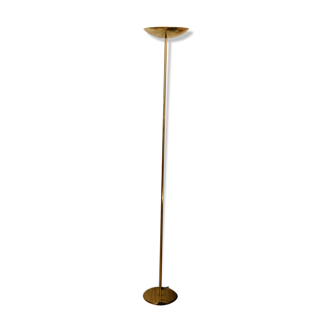 Halogen floor lamp brass gold egoluce italy