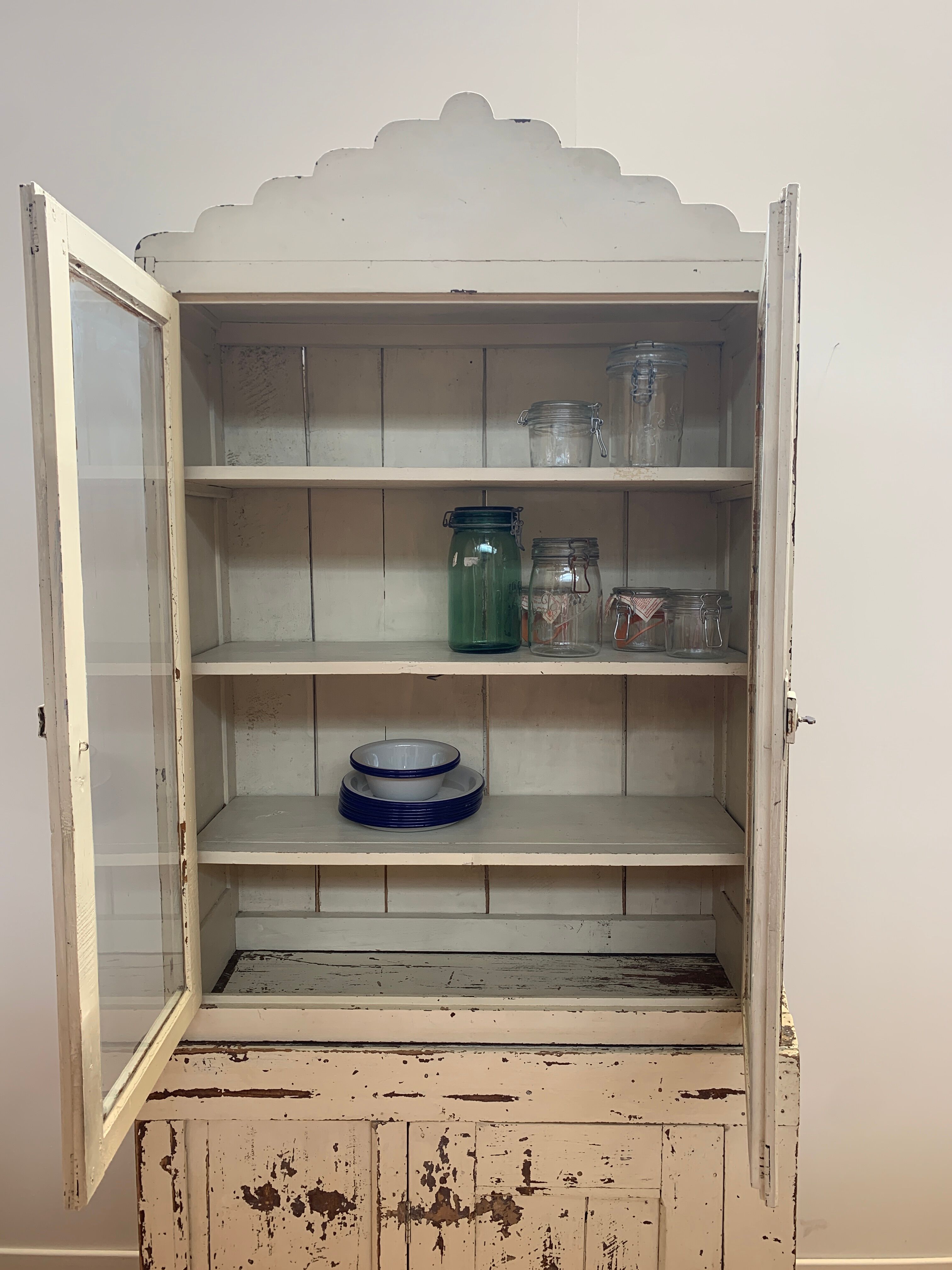 Two-body patinated buffet