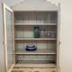 Two-body patinated buffet
