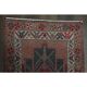 1970s Vintage Turkish Oushak Handmade Wool Cotton Pink Runner Rug 84x416