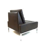 Fauteuil en cuir Wilkhahn Série 800 par Hans Peter Piel