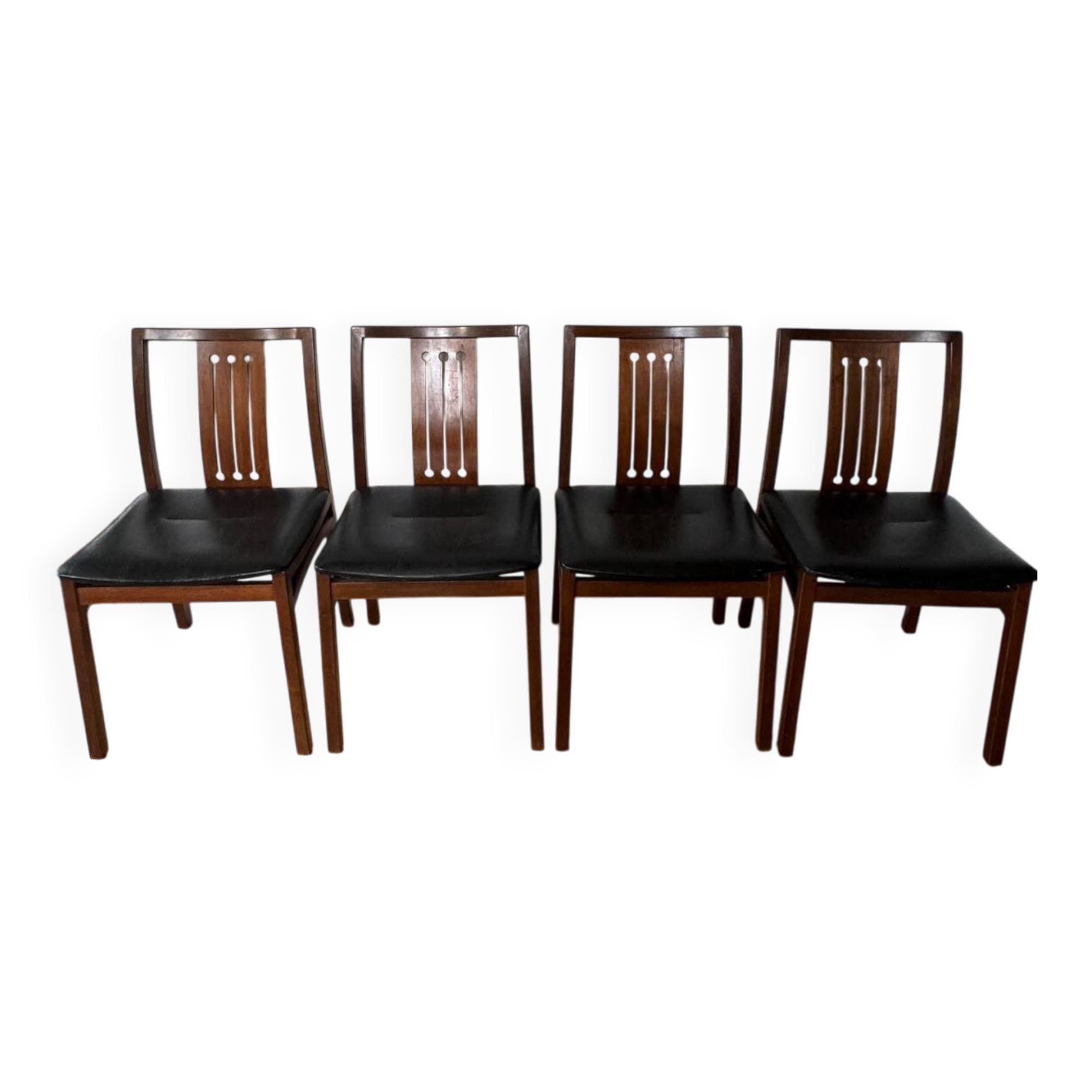 4 chairs by Jacques Hauville