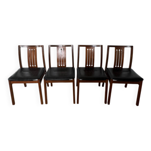 4 chaises jacques Hauville