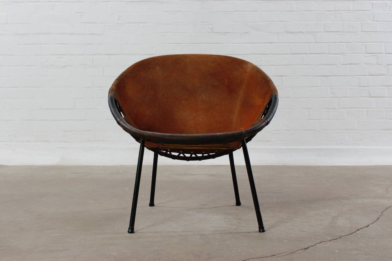 Chaise ballon vintage Lusch Mid Century Design 50er 60er