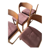 4 Baumann sleigh chairs