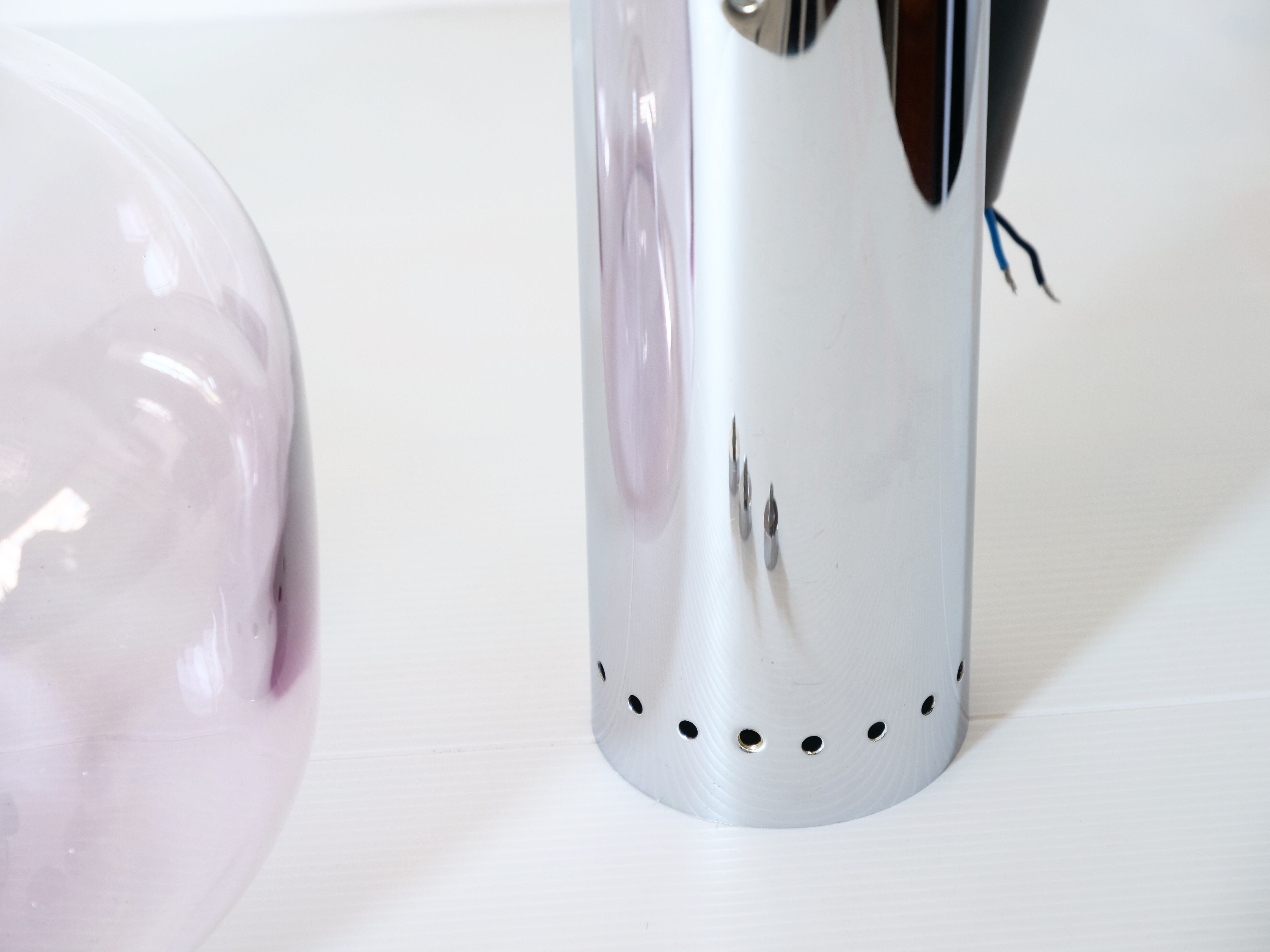 Organically shaped suspension glashütte limburg 1970