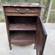 Renaissance chest of drawers in solid dark oak wood