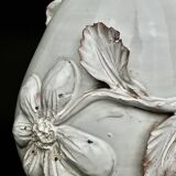 Large white ceramic slip lamp