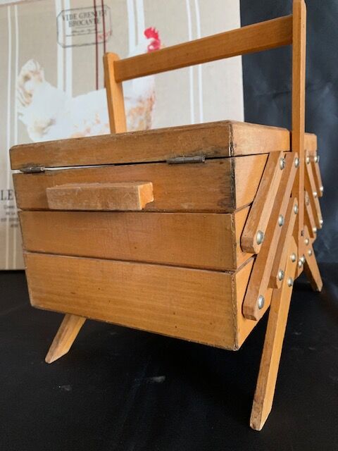 Worker drink sewing Scandinavian feet compass