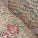 3x6 Shades Of Beige Turkish Rug, 204x106Cm