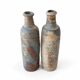 Pair of antique stoneware bottles from Normandy – Ger