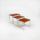 Ensemble de tables gigognes Brabantia du milieu du siècle, années 1960
