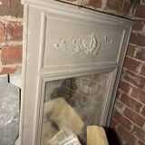 Haussmannian fireplace mirror trumeau