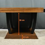 Art Deco Walnut Coffee Table – 1930