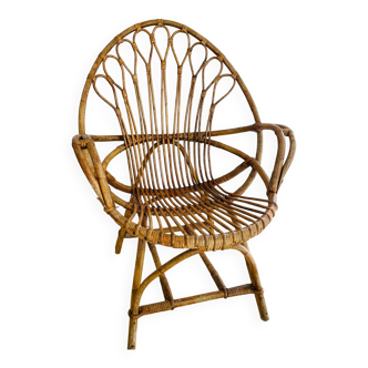 Rattan armchair