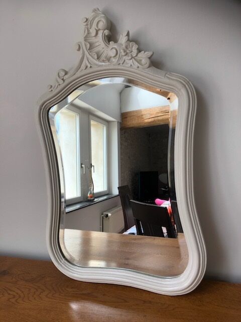 Old beveled mirror