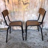 Pair of Mullca 511 chairs